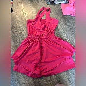 Chic Pink Halter romper